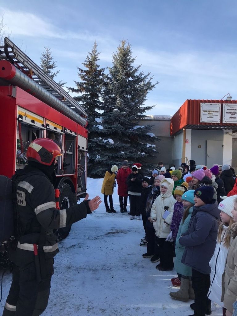 Пожарные тренировки в школе